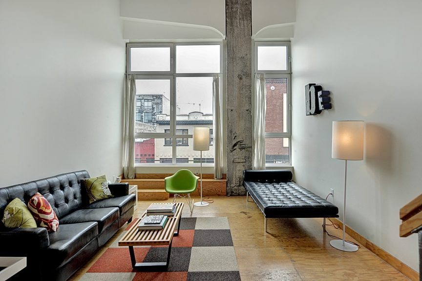 20' Ceilings at Monique Lofts Urban Living