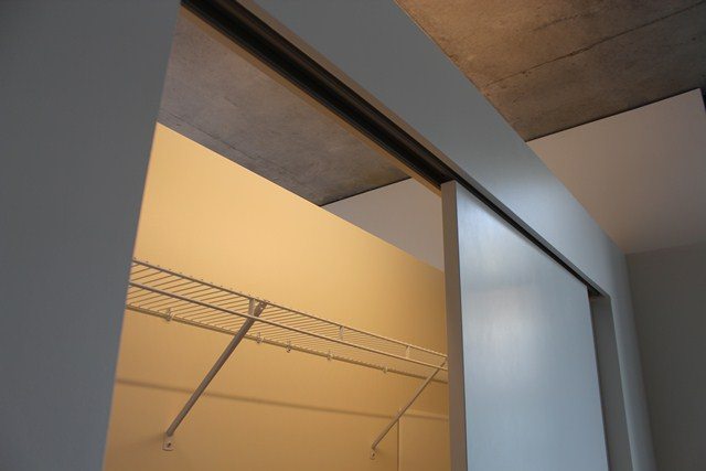 Open-concept closet